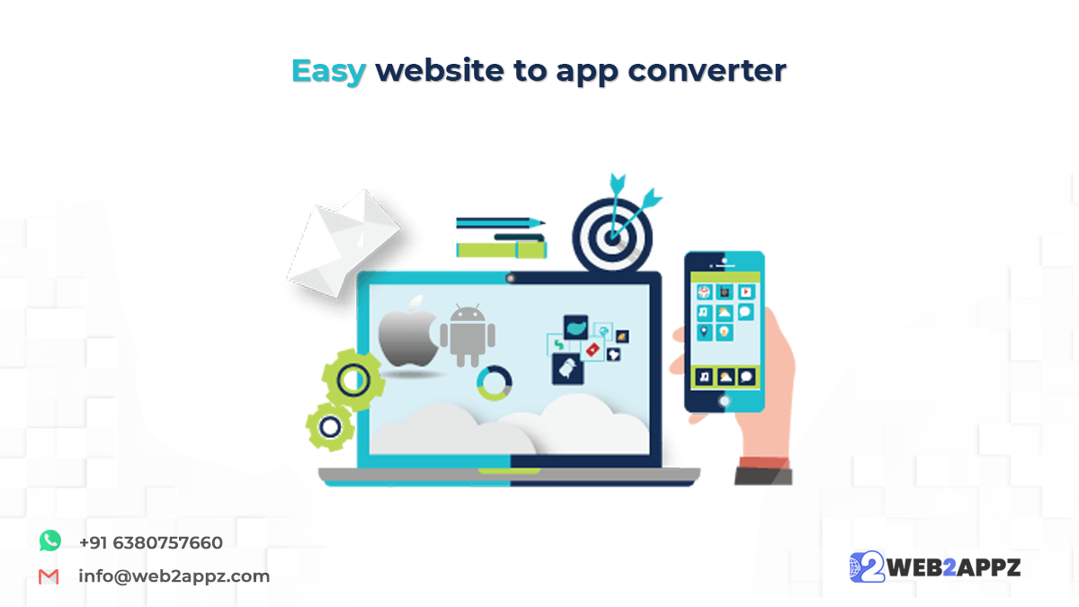 Easy convert website to app converter-web2appz