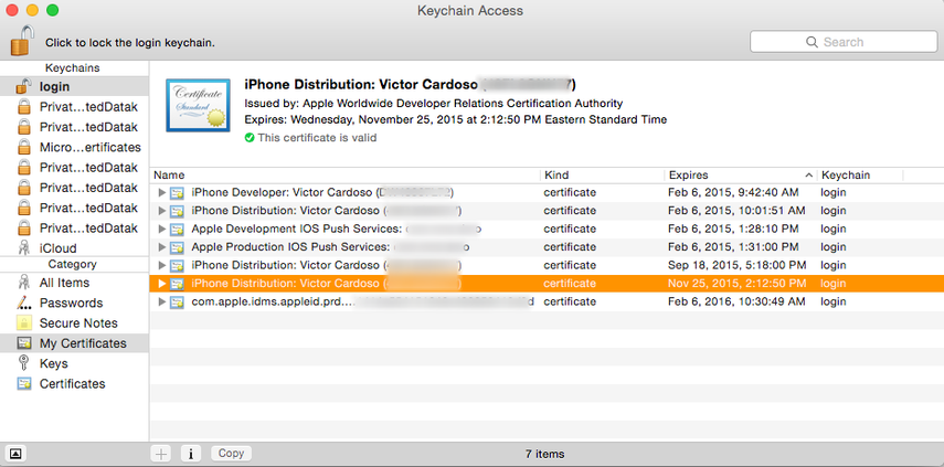 install certificate install certificate