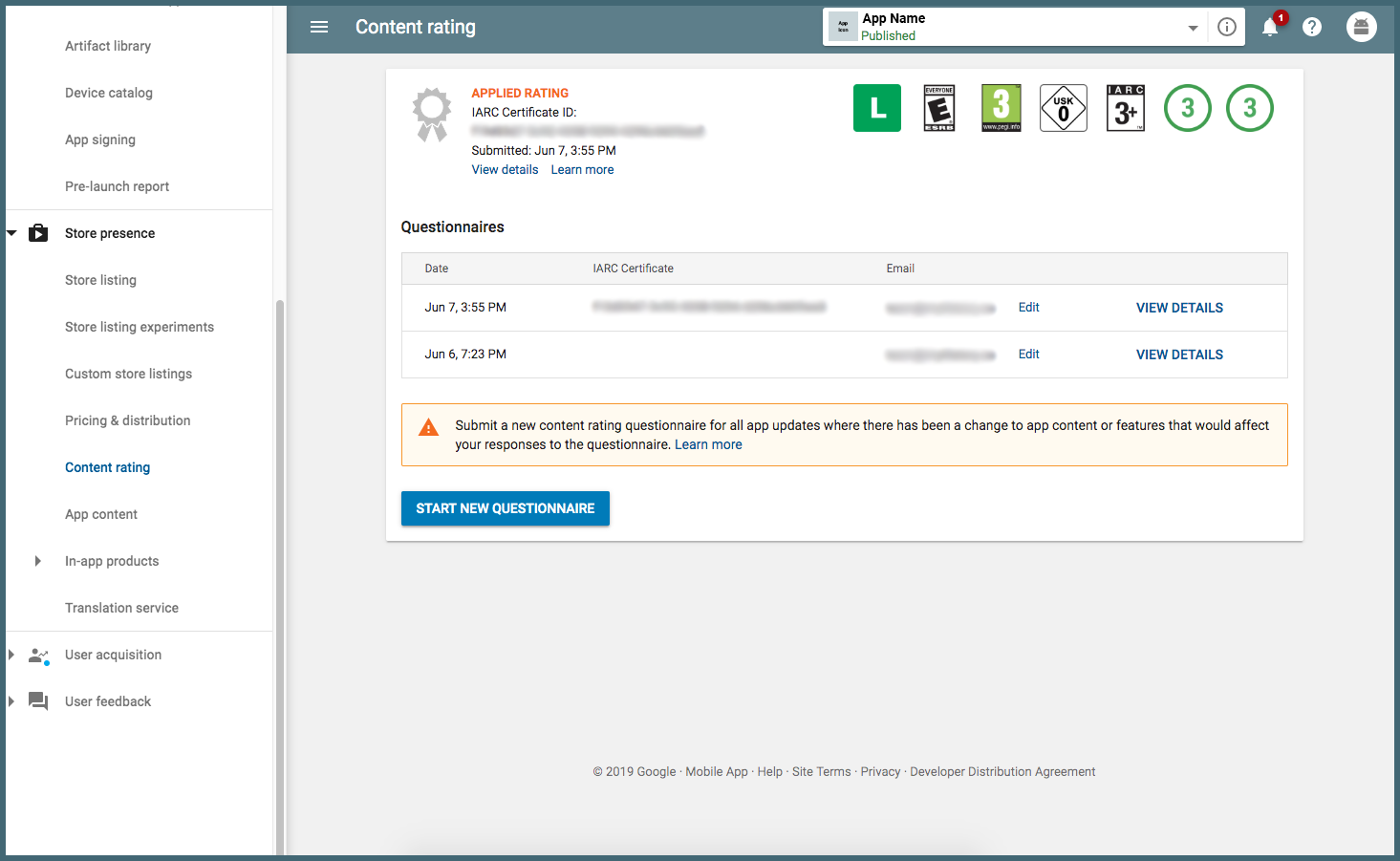 provide the right content rating