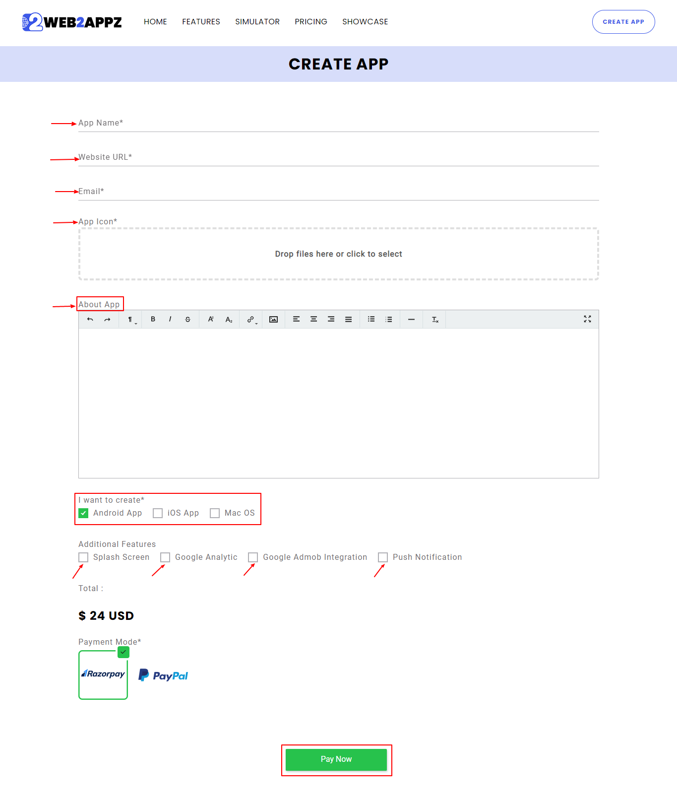 website to app converter2