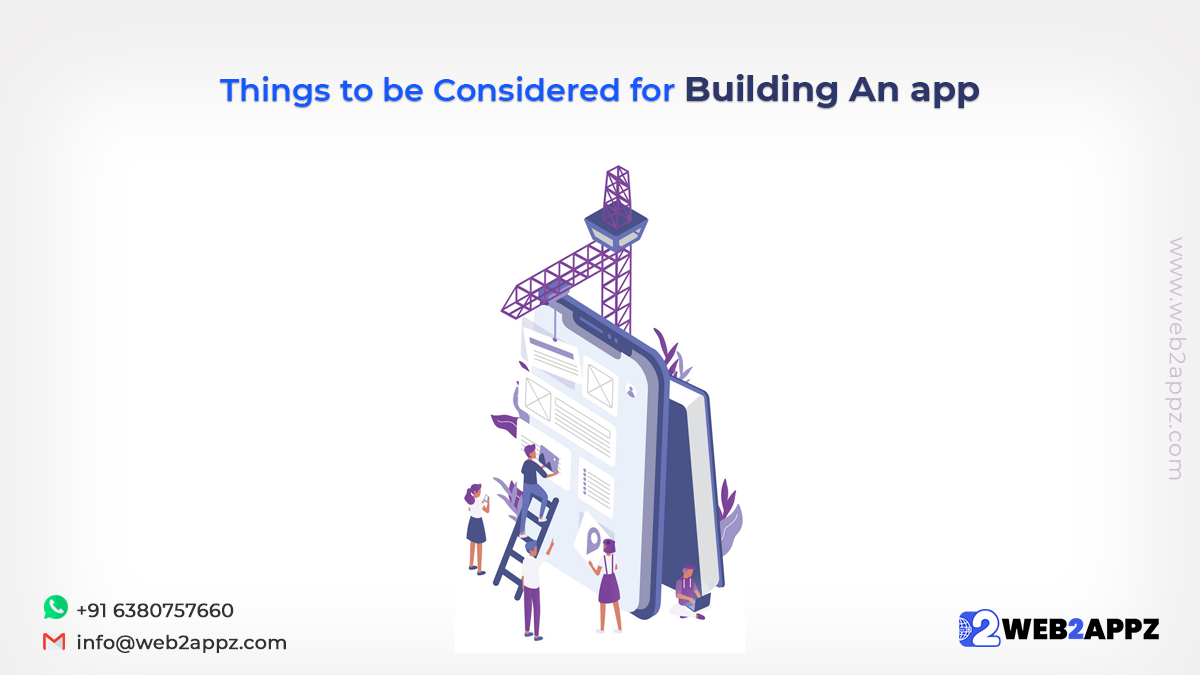 Things to be Considered for Building An app-web2appz Things to be Considered for Building An app-web2appz