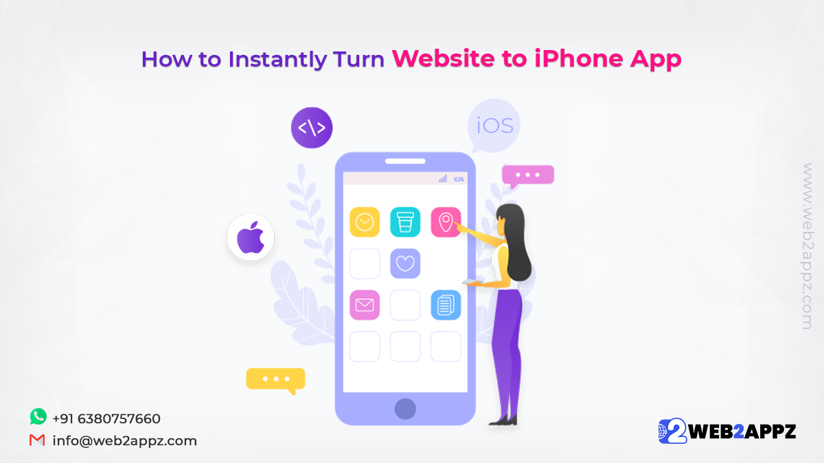 How to Instantly Turn Website ti iPhone App - Web2appz