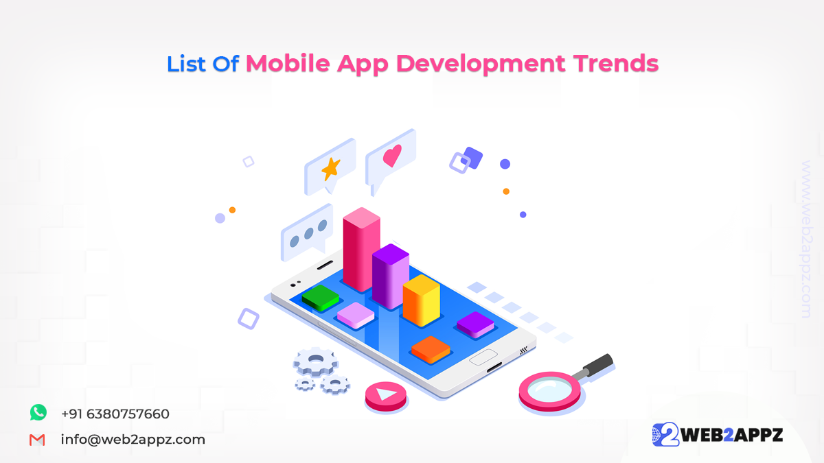 List of Mobile App Development Trends - Web2appz