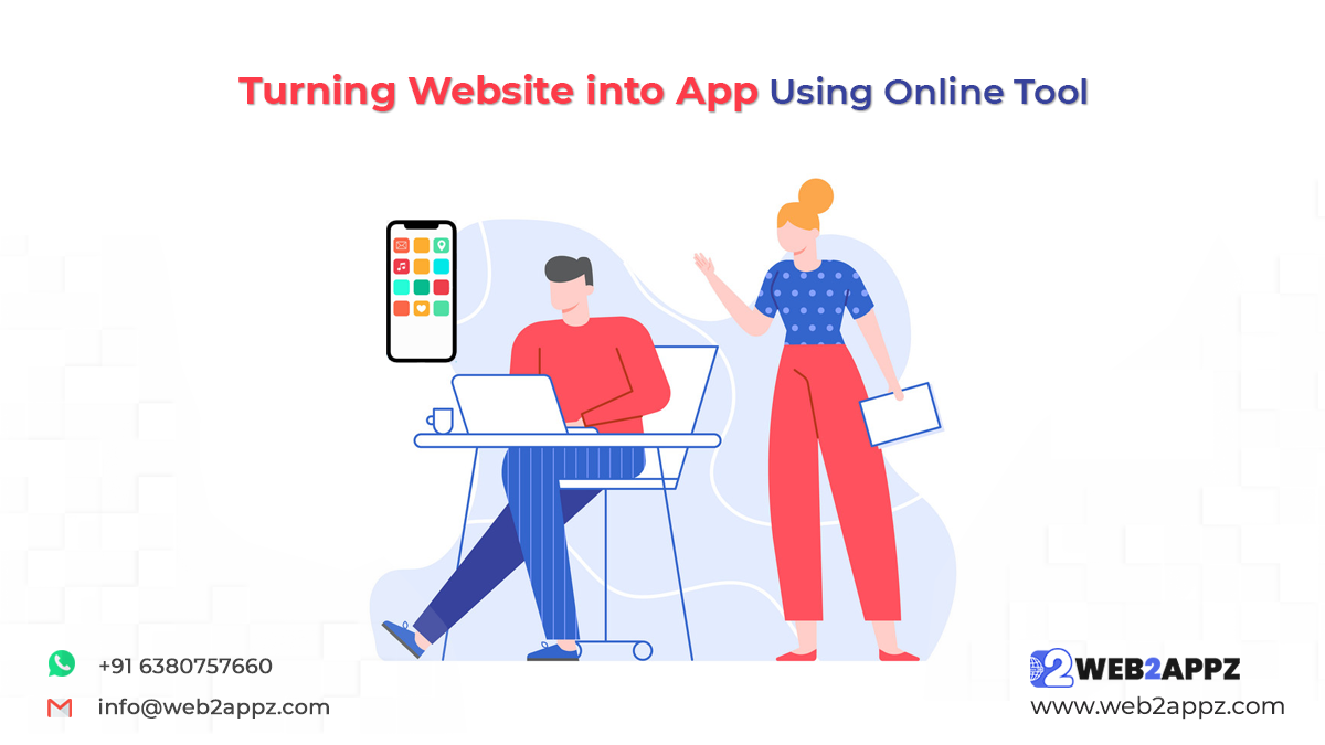 Turning Website into App Using Online Tool - Web2appz
