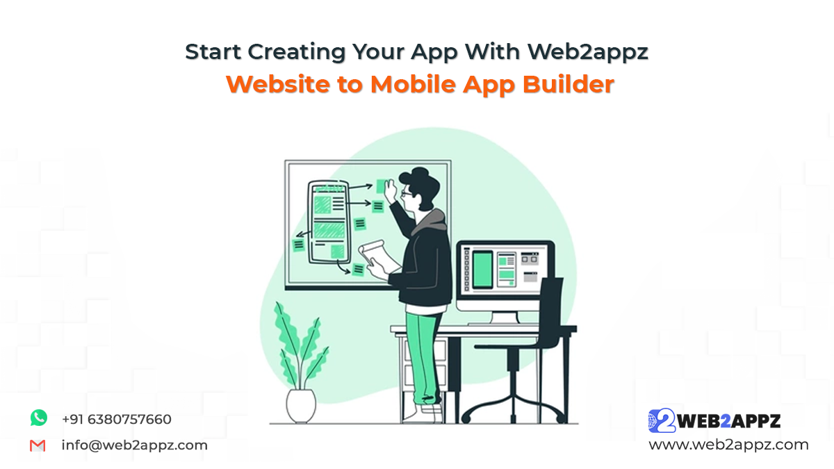 Start Creating Your App With Web2appz Website to Mobile App Builder