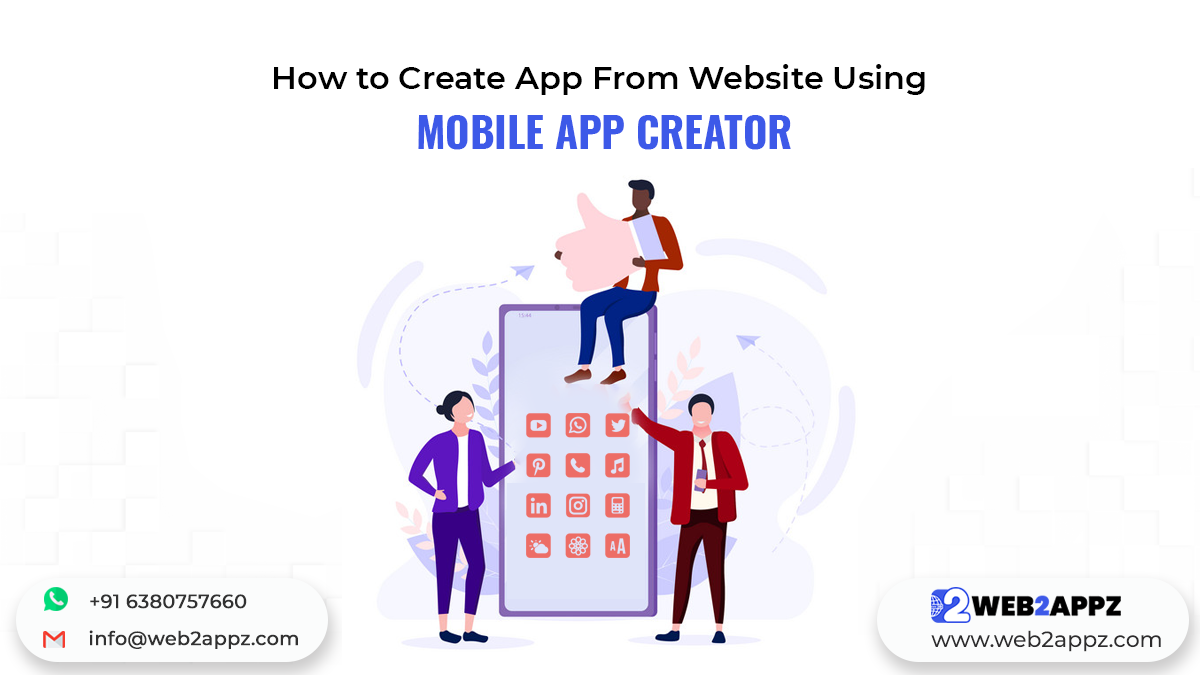 How to Create App From Website Using Mobile App Creator - Web2appz