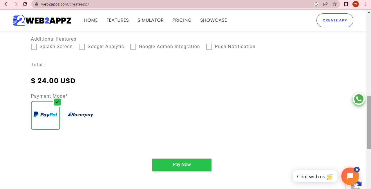 Payment Options - Web2appz Payment Options - Web2appz